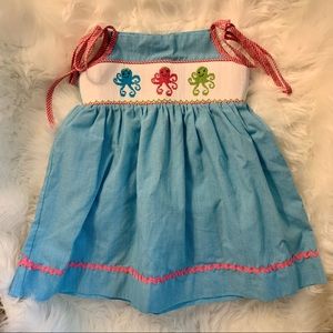 Baby girl smocked sundress